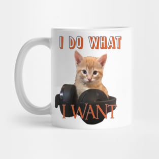 Gamer Cat - I do what I want Mug